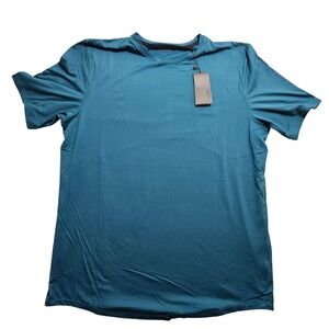 UNRL Ultra Tee Mens‎ Medium Superior Blue Short Sleeve Performance T-Shirt NWT